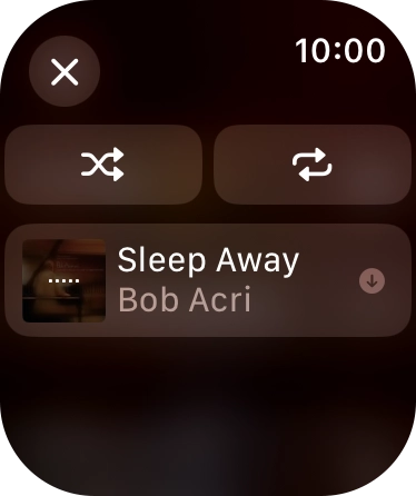 Pulsa el icono de reproducción aleatoria para activar o desactivar la función. Pulsa el icono de reproducción aleatoria para activar o desactivar la función.
