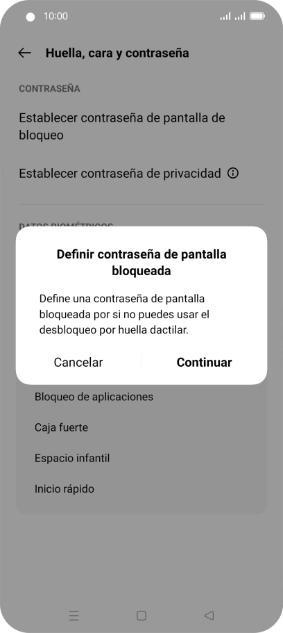 Pulsa Continuar.