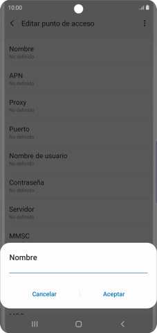 Introduce Vodafone Internet y pulsa Aceptar. Introduce Vodafone Internet y pulsa Aceptar.