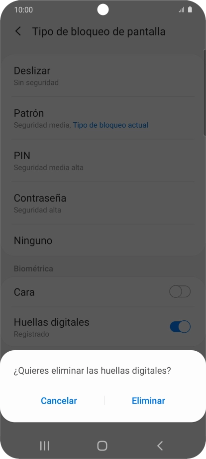 Pulsa Eliminar. Pulsa Eliminar.