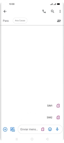 Pulsa la tarjeta SIM deseada. Pulsa la tarjeta SIM deseada.