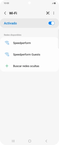 Pulsa la red wifi deseada. Pulsa la red wifi deseada.
