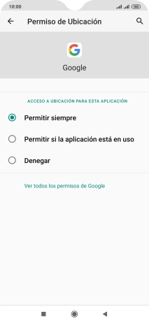 Pulsa el ajuste deseado.
