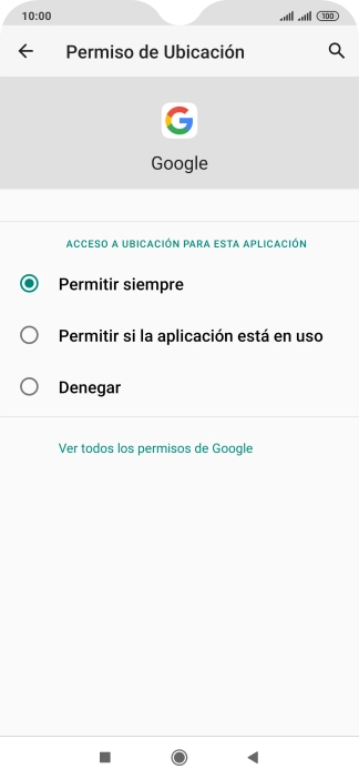 Pulsa el ajuste deseado.