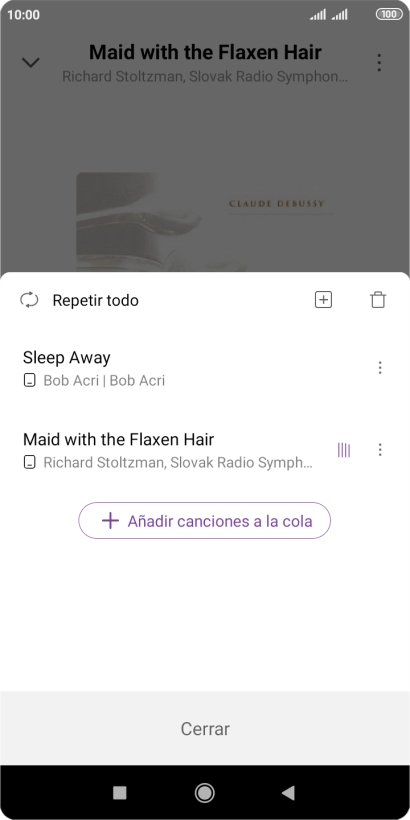 Pulsa el icono de añadir. Pulsa el icono de añadir.