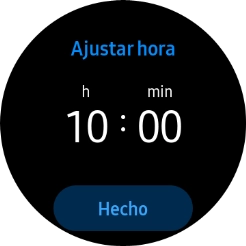 Gira el bisel hacia la derecha o la izquierda para poner el reloj en hora. Gira el bisel hacia la derecha o la izquierda para poner el reloj en hora.