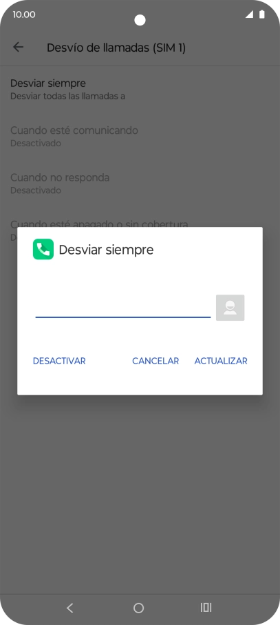 Pulsa DESACTIVAR. Pulsa DESACTIVAR.