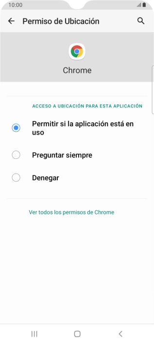Pulsa el ajuste deseado. Pulsa el ajuste deseado.