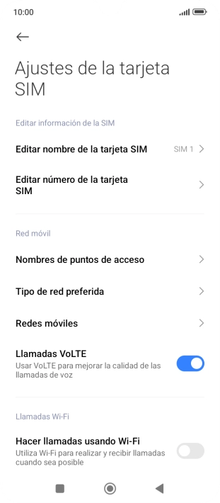 Pulsa Redes móviles. Pulsa Redes móviles.