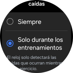 Pulsa el ajuste deseado. Pulsa el ajuste deseado.