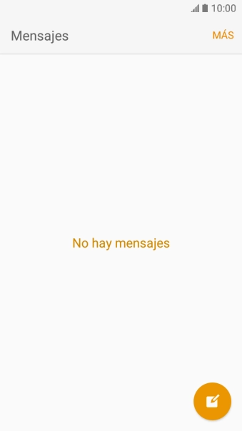 Pulsa el icono de nuevo mensaje. Pulsa el icono de nuevo mensaje.