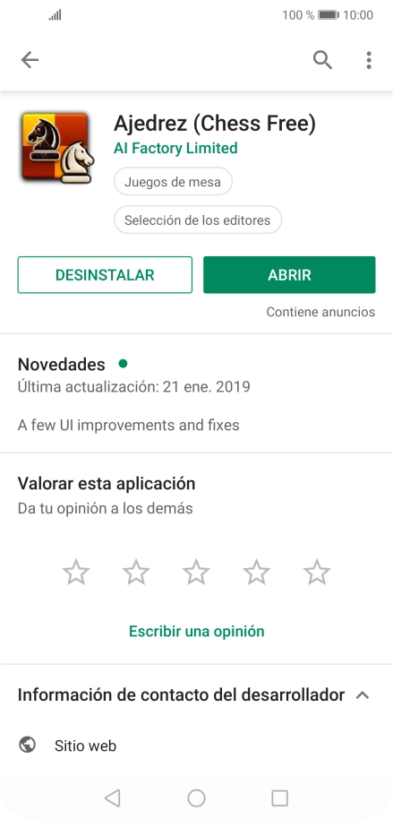 Pulsa DESINSTALAR. Pulsa DESINSTALAR.