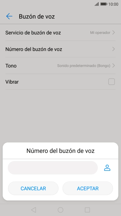 Introduce 22177 y pulsa ACEPTAR.