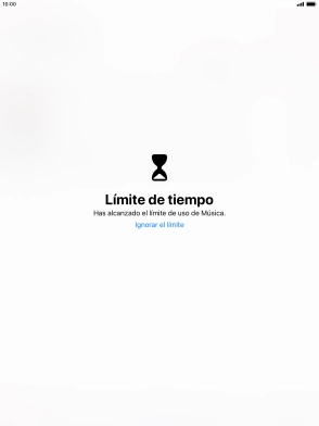 Pulsa Ignorar el límite.