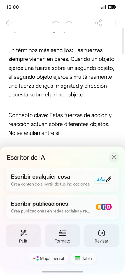 Pulsa el ajuste deseado y sigue las indicaciones de la pantalla para utilizar la función seleccionada. Pulsa el ajuste deseado y sigue las indicaciones de la pantalla para utilizar la función seleccionada.