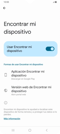 Pulsa la tecla de inicio para terminar y regresar a la pantalla de inicio.