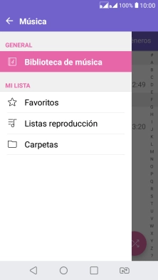 Pulsa Biblioteca de música. Pulsa Biblioteca de música.
