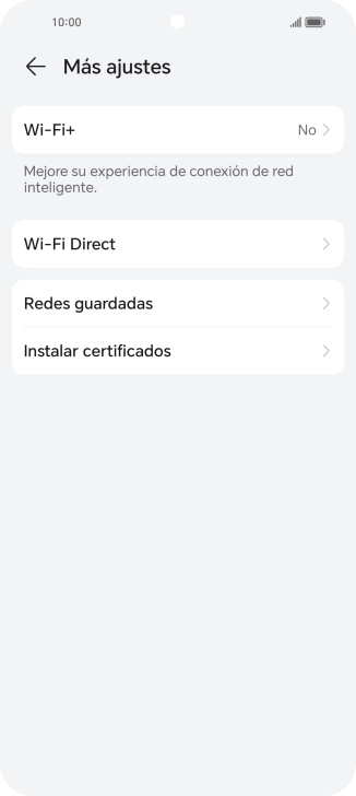 Pulsa Wi-Fi+.