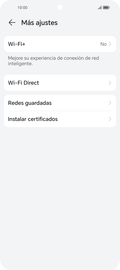 Pulsa Wi-Fi+.
