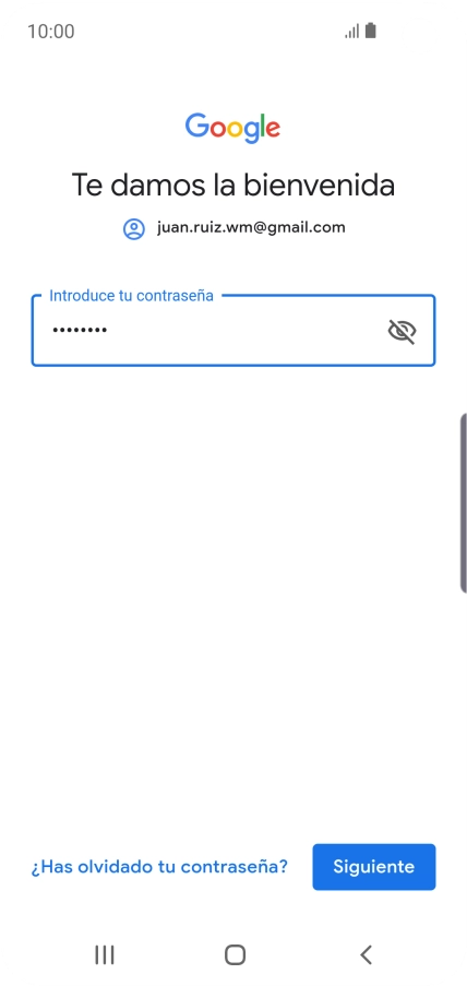 Pulsa Siguiente.