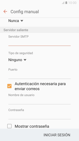 Pulsa la lista desplegable bajo 