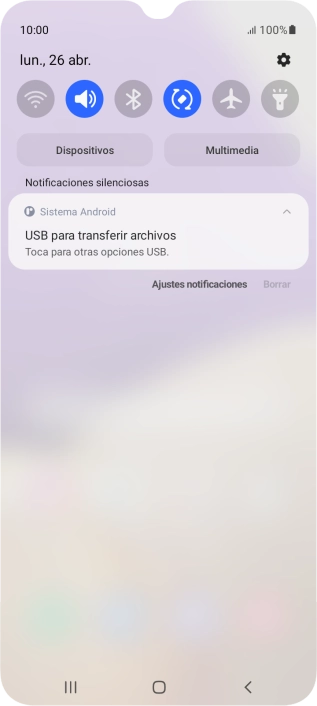 Pulsa Toca para otras opciones USB.. Pulsa Toca para otras opciones USB..