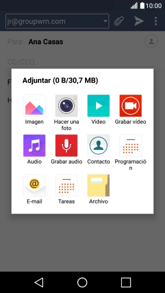 Pulsa Archivo y desplázate a la carpeta deseada. Pulsa Archivo y desplázate a la carpeta deseada.