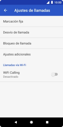 Pulsa Desvío de llamada.