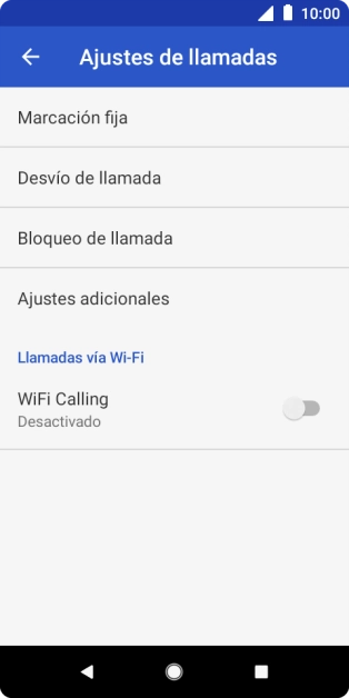 Pulsa Desvío de llamada.