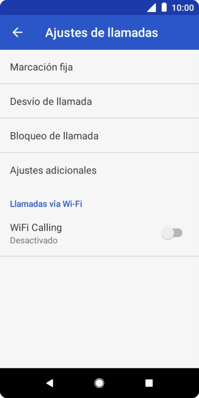 Pulsa Desvío de llamada.