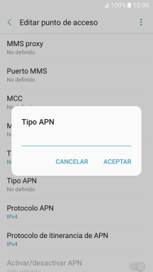 Introduce default y pulsa ACEPTAR. Introduce default y pulsa ACEPTAR.