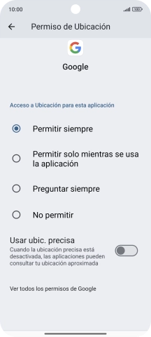 Pulsa el ajuste deseado. Pulsa el ajuste deseado.