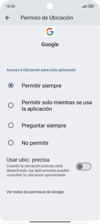 Pulsa el ajuste deseado. Pulsa el ajuste deseado.