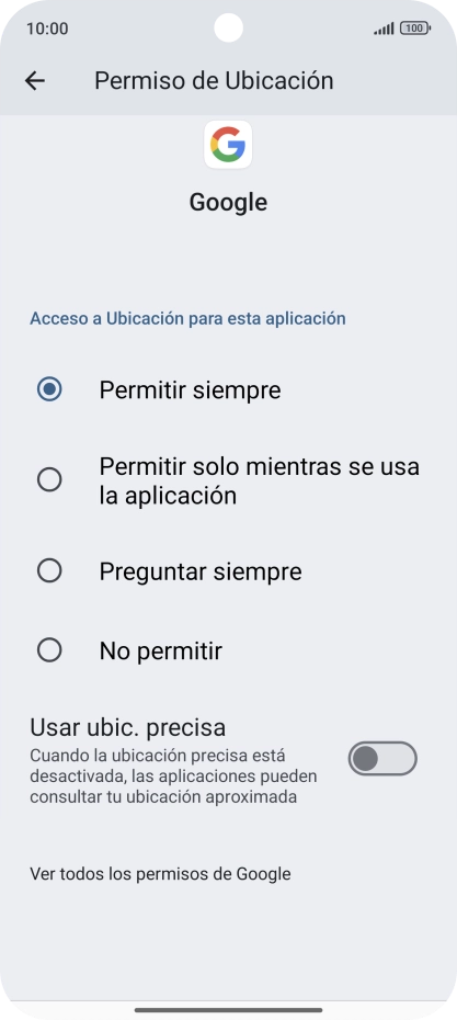 Pulsa el ajuste deseado. Pulsa el ajuste deseado.