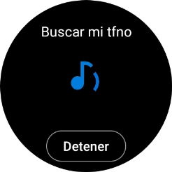 Pulsa Detener cuando hayas encontrado el teléfono. Pulsa Detener cuando hayas encontrado el teléfono.
