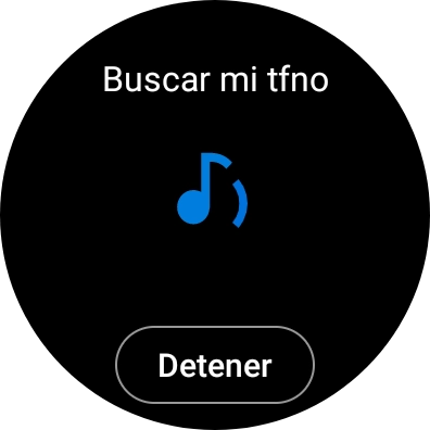 Pulsa Detener cuando hayas encontrado el teléfono. Pulsa Detener cuando hayas encontrado el teléfono.