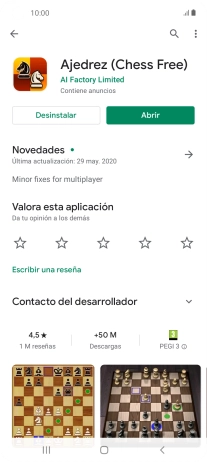 Pulsa Desinstalar.