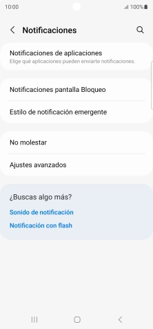 Pulsa Notificaciones de aplicaciones. Pulsa Notificaciones de aplicaciones.
