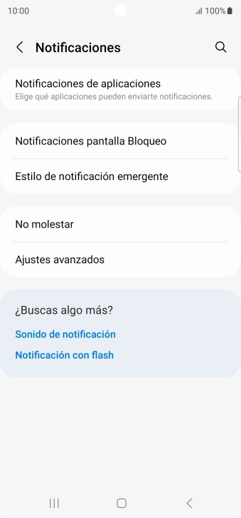 Pulsa Notificaciones de aplicaciones. Pulsa Notificaciones de aplicaciones.