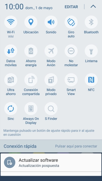 Pulsa Modo Avión para activar o desactivar la función. Pulsa Modo Avión para activar o desactivar la función.