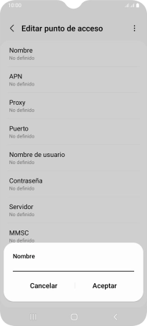 Introduce Vodafone Internet y pulsa Aceptar. Introduce Vodafone Internet y pulsa Aceptar.
