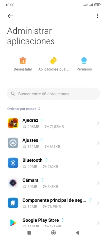 Pulsa la app deseada. Pulsa la app deseada.