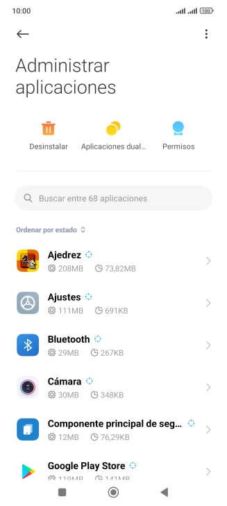 Pulsa la app deseada. Pulsa la app deseada.