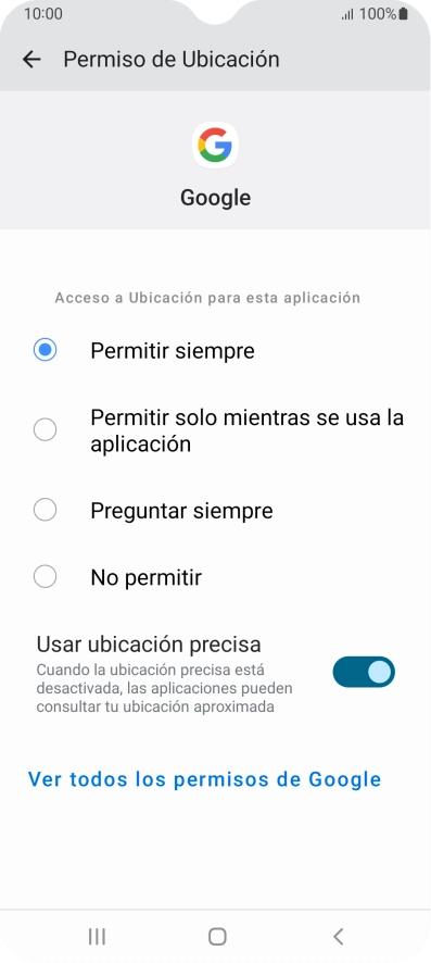 Pulsa el ajuste deseado. Pulsa el ajuste deseado.