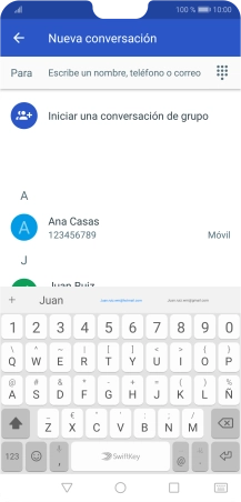 Pulsa Para e introduce las primeras letras del nombre deseado. Pulsa Para e introduce las primeras letras del nombre deseado.