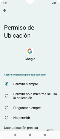 Pulsa el ajuste deseado. Pulsa el ajuste deseado.