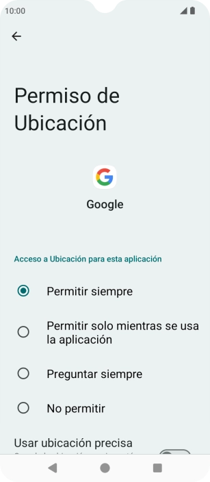 Pulsa el ajuste deseado. Pulsa el ajuste deseado.