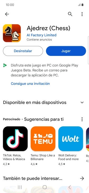 Pulsa la tecla de inicio para terminar y regresar a la pantalla de inicio. Pulsa la tecla de inicio para terminar y regresar a la pantalla de inicio.