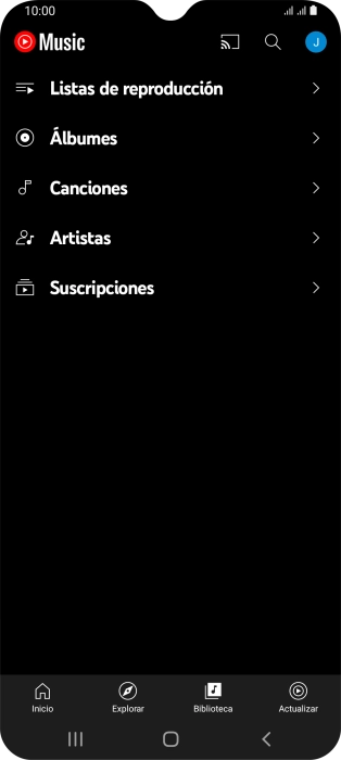Pulsa una categoría y desplázate al archivo de música deseado. Pulsa una categoría y desplázate al archivo de música deseado.