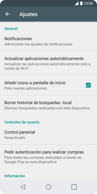 Pulsa Actualizar aplicaciones automáticamente. Pulsa Actualizar aplicaciones automáticamente.